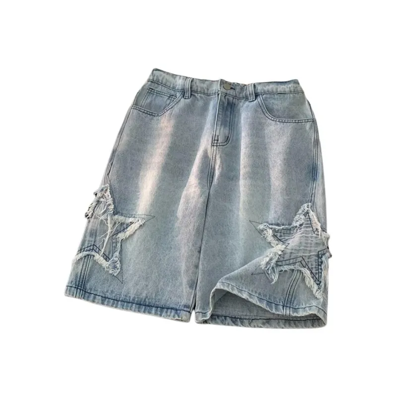 WHELVE Denim Shorts Unisex-0