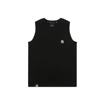 MLB x MLB Crew Neck Fitted Straight Sleeveless T Shirt Unisex Black
