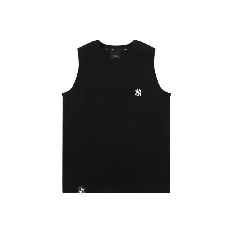 MLB x MLB Crew Neck Fitted Straight Sleeveless T-Shirt Unisex Black-0
