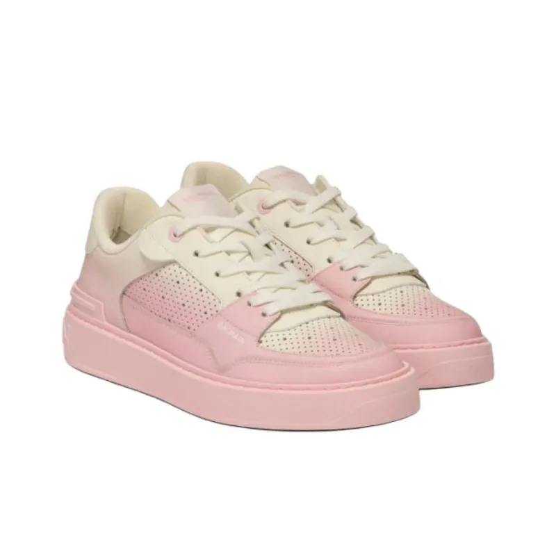 BALMAIN B Court Flip Low Top Skateboard Shoes Women's Pink-2