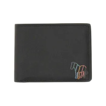 PS By Paul Smith Calfskin Wallet Men's Black