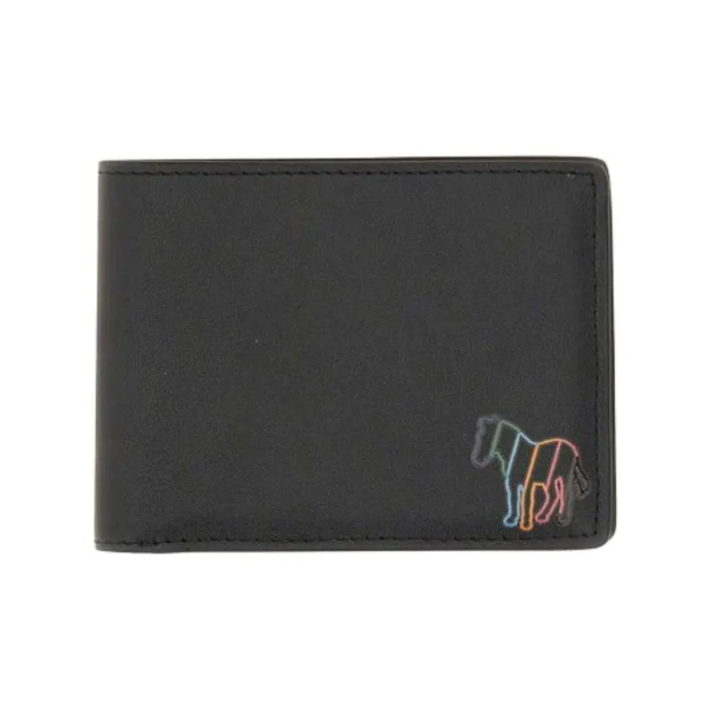 PS By Paul Smith Calfskin Wallet Men's Black-0