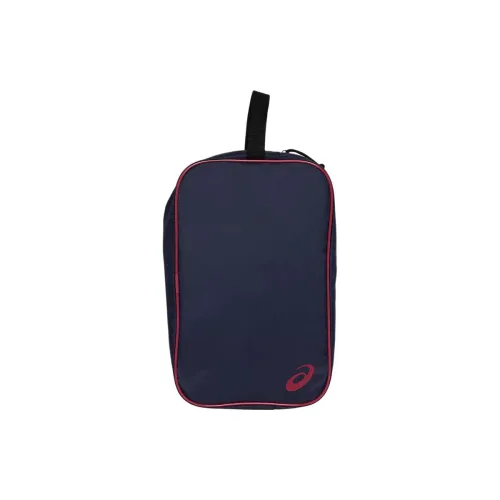 Asics Polyester Travel Storage Bag Tubas Unisex Dark Blue