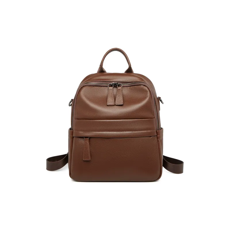 ZOOLER Cow Leather Backpack Women's Brown-0