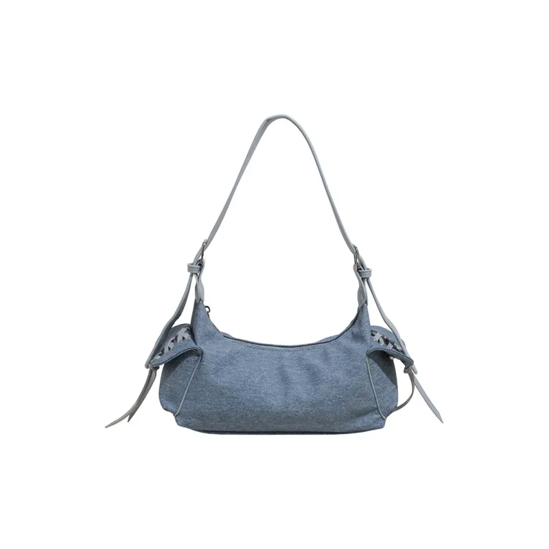 BAODIDAISHU PU Shoulder Bag Regular Women's White/Silver/Blue/Yellow/Red/Black/Denim Blue-39