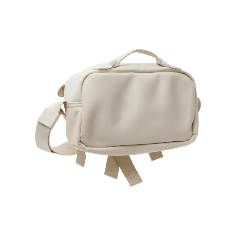 SIMONE ROCHA Satin Messenger Bag, Handbag Men's White-2
