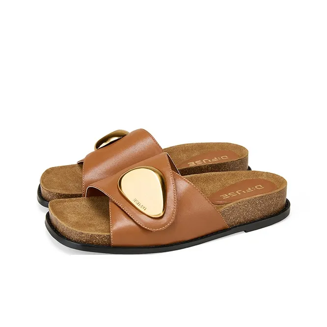 D FUSE SCANDINAVIA Rubber Sole Slip Resistant Slide Slippers Women's-2