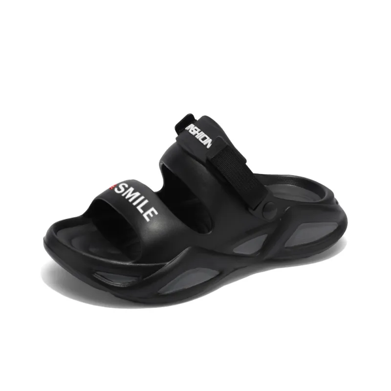 YUZHAOLIN Beach Sandals Men Black Gray/Mint Green-5