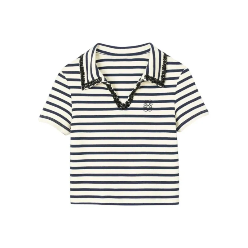 Sandro Striped Polo Shirt-0