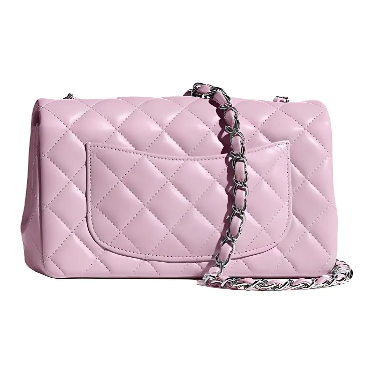 CHANEL Classic Flap CF Sheepskin Chain Bag, Shoulder Bag, Crossbody Bag Women's Light Pink-1