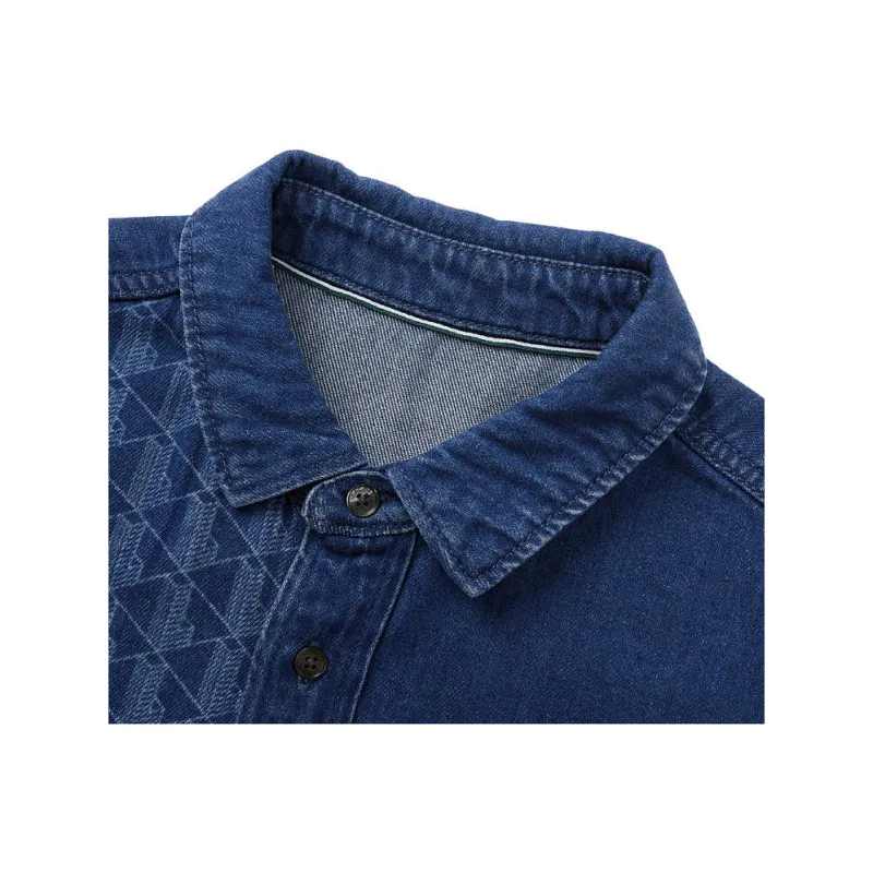 LACOSTE Shirts Men Dark Denim-2