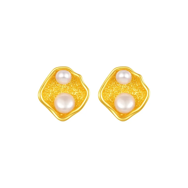 Ascending S925 Silver Stud Earrings Women's-5