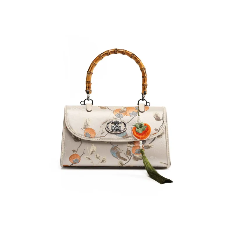 MISS GAIL Synthetic Leather Shoulder Bag, Crossbody Bag, Handbag Women's Ecru-1