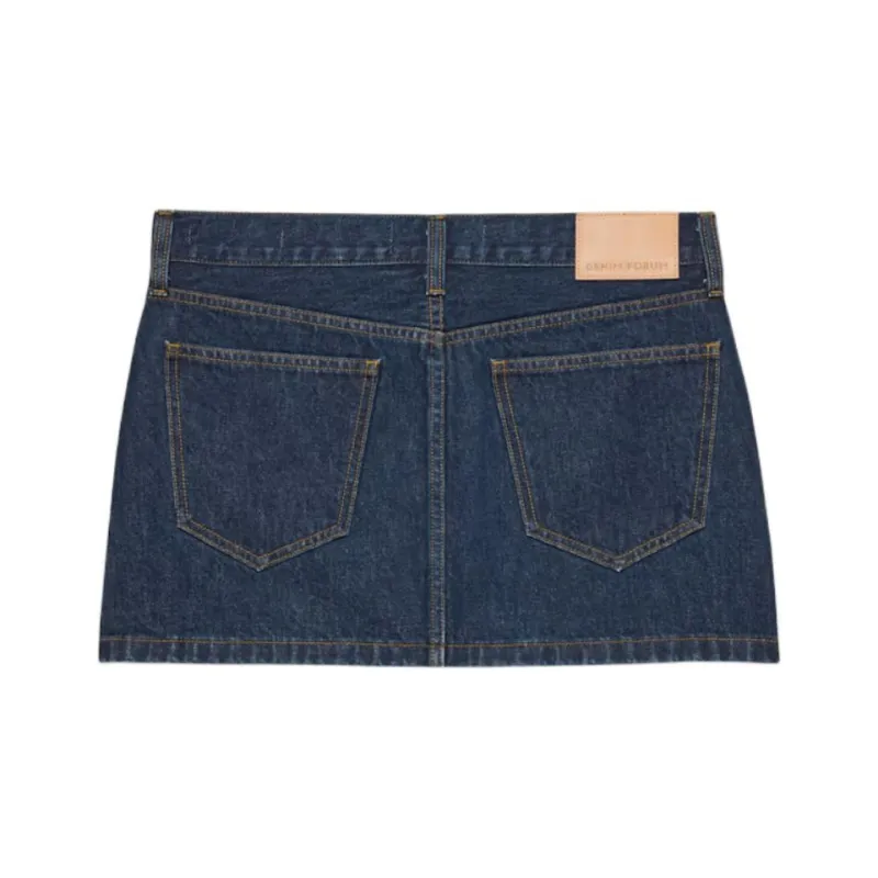 ARITZIA SS25 Denim Forum The Gisele Micro Denim Skirt Denim Short Skirts Women's-1