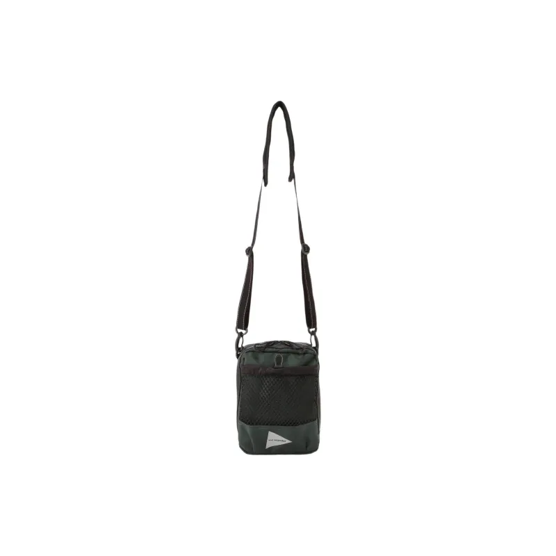 And Wander Polyester Shoulder Bag, Crossbody Bag Unisex Green-0