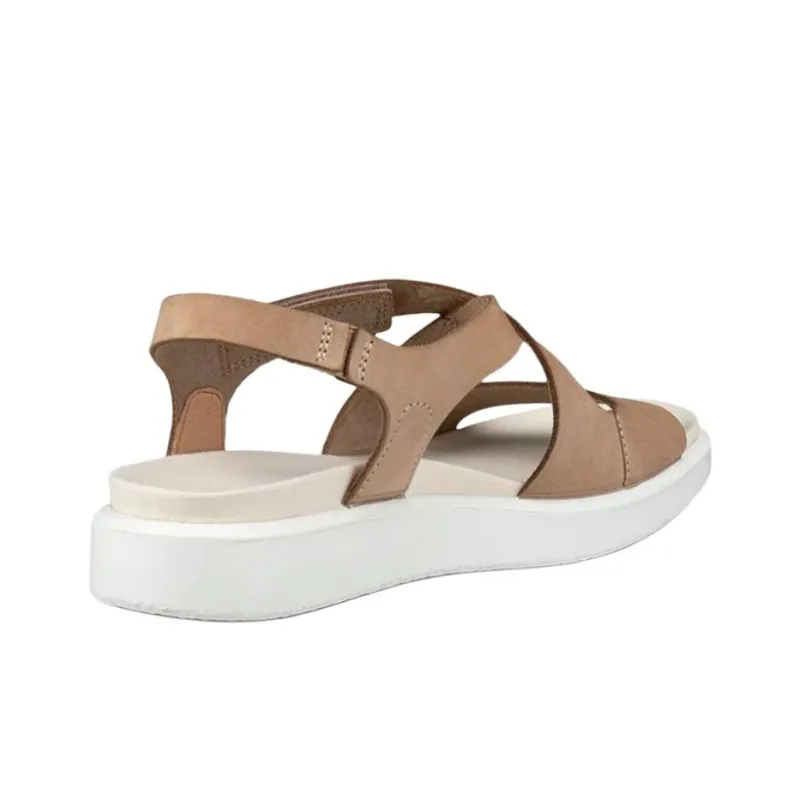 Ecco Flowt One Strap Sandals Women's Brown-2