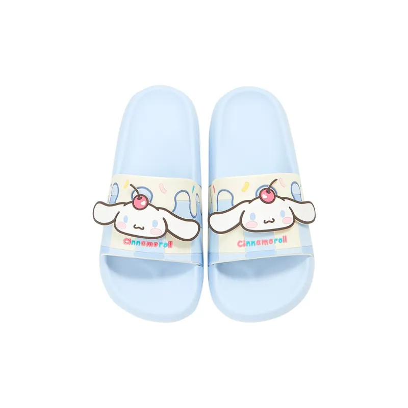 GUKOO x Sanrio Yugui Dog Slippers Misty Blue-1