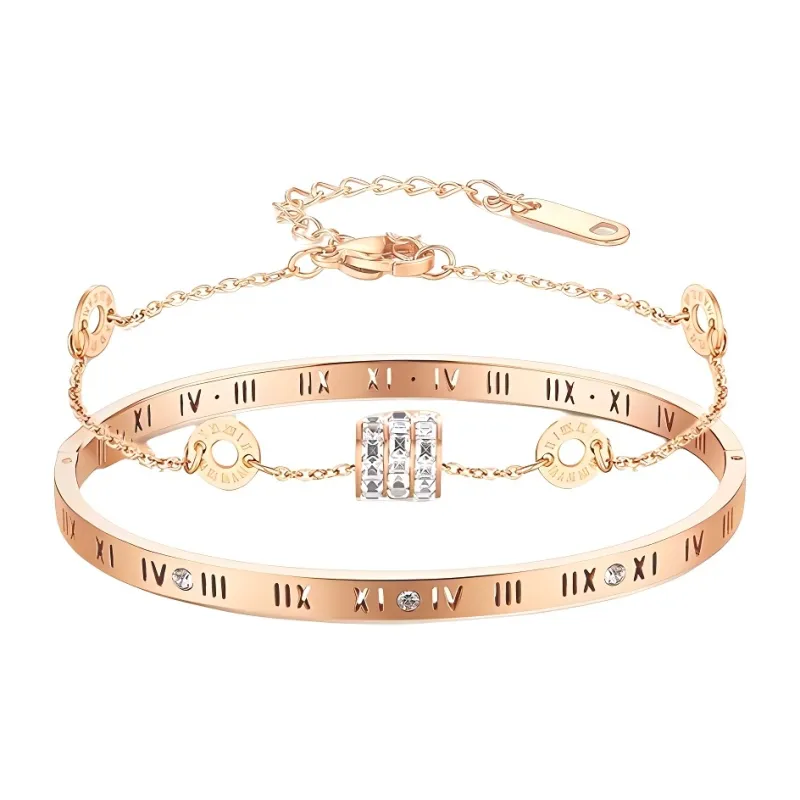 ALI THE FOX Titanium Steel Bracelets Women's-13