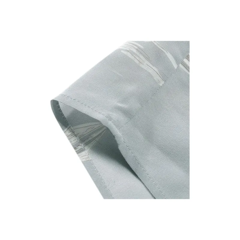 MaxMara Studio Gaetana Collection Shirt Women's Blue Gray-4