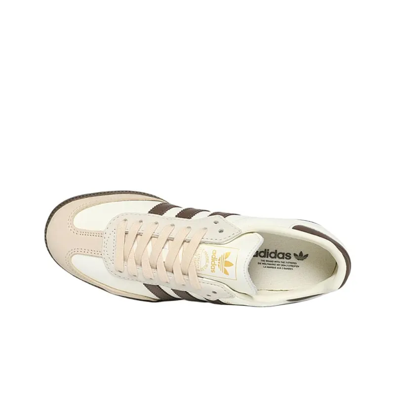 Adidas Originals SAMBA OG Wear resistant And Lightweight Low Top Skateboard Shoes Women's Ivory-2