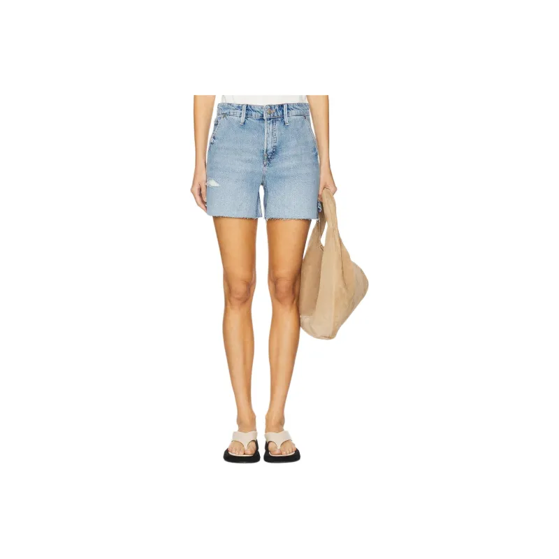 GOOD AMERICAN Denim Shorts Women's Blue-0