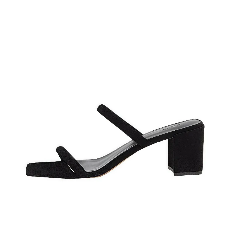 LURAD Slip Resistant Slide Slippers Women's Black Box-0