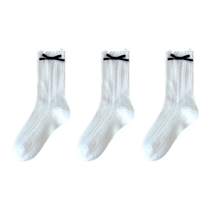 Moremoli Mid Calf Socks Women's 3 Pack-0