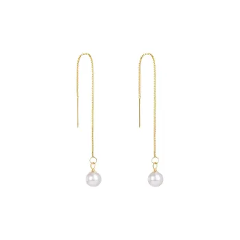 Andaozi Pearl Drop Earrings Women's