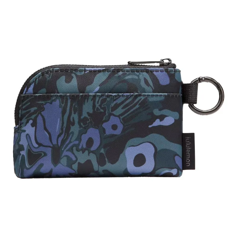 Lululemon Polyester Card Holder Regular Unisex Camouflage Black-1