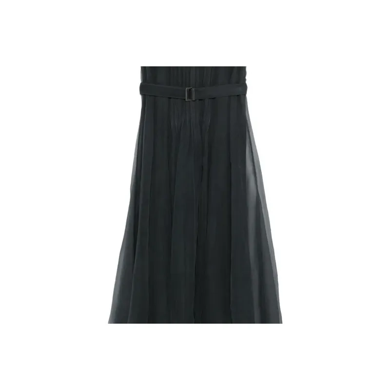 Brunello Cucinelli Pleated Sleeveless Dress-4