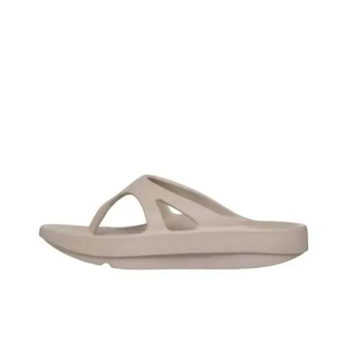 Skechers GO RECOVER Slip Resistant Flip Flops Women's Taupe