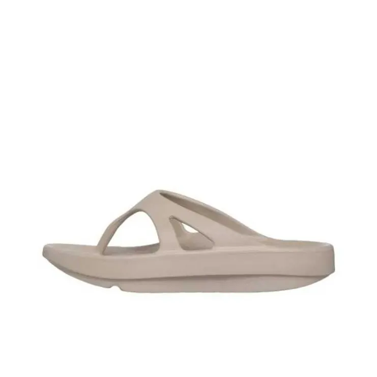 Skechers GO RECOVER Slip Resistant Flip Flops Women's Taupe-0