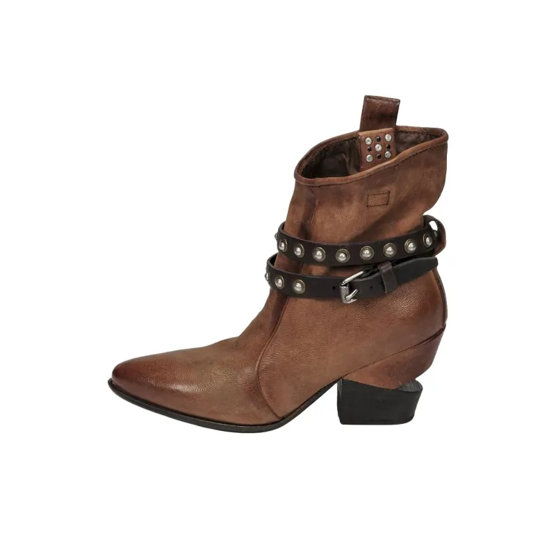 AirStep TINGET Ankle Boots 8cm Women's Brown-0