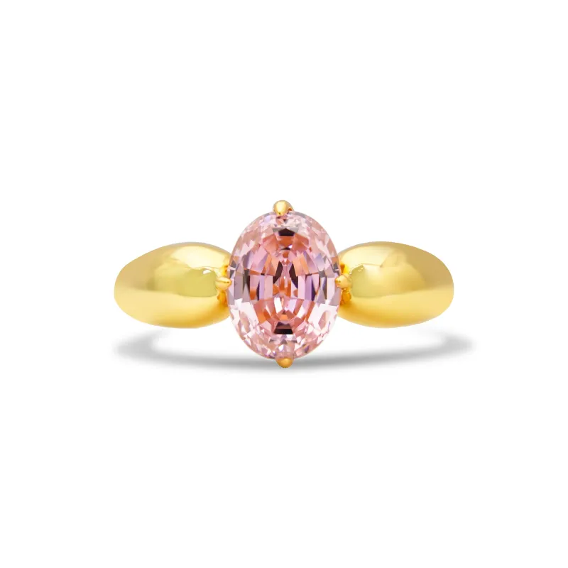 FUNNXI Synthetic Zircon Rings Women's-0