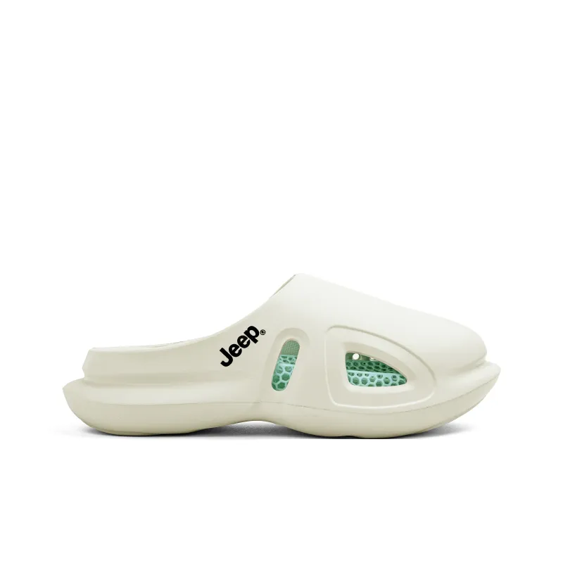 Jeep EVA Abrasion Resistant Slip Resistant Antibacterial Closed Toe Slippers Unisex-10