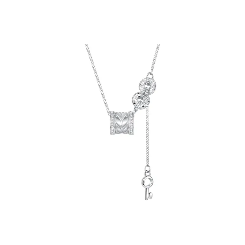 QIDUYINSHI S925 Silver Necklaces Unisex-0