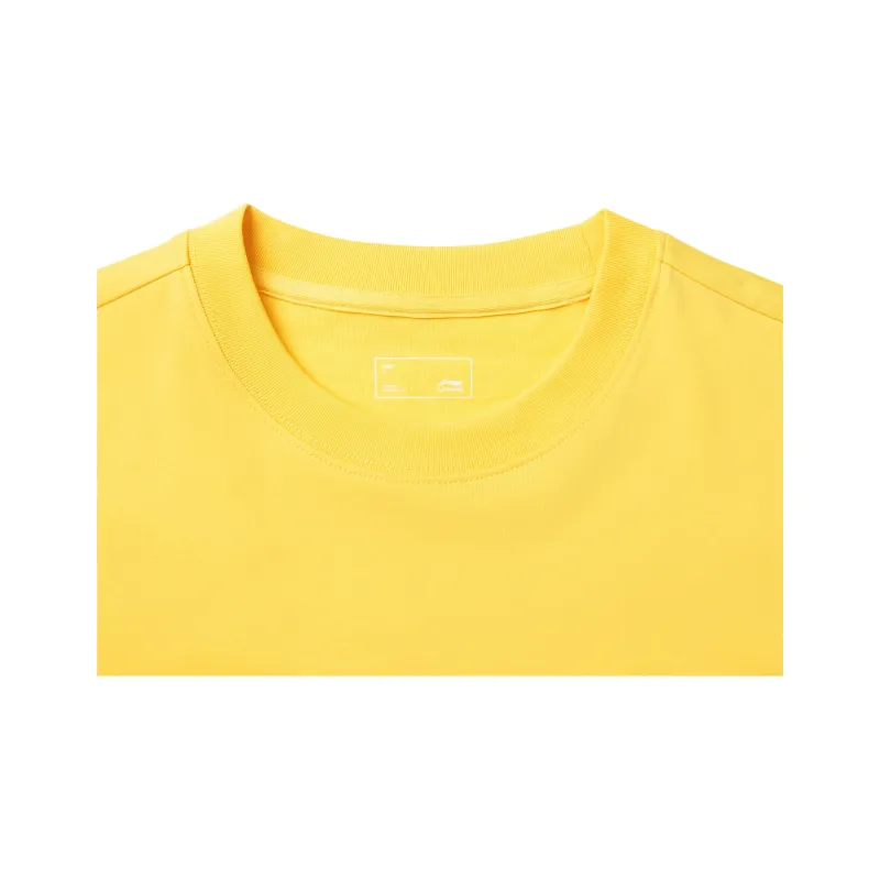 LiNing T Shirt Men's Dynamic Yellow-4