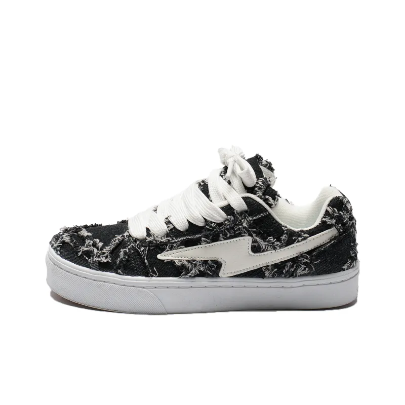 T628 Slip Resistant, Abrasion Resistant, Lightweight, Breathable Low Top Skateboard Shoes Unisex-114