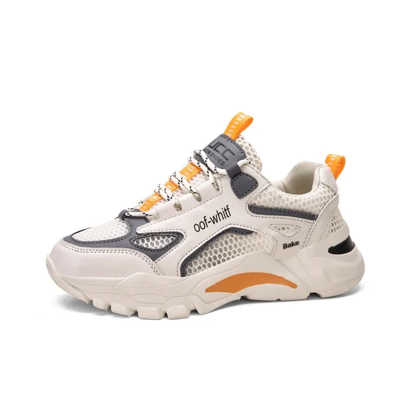 BAKE Slip Resistant And Breathable Low Top Chunky Sneakers Unisex-10