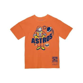 Mitchell & Ness Astro Naught T Shirt Men's Orange
