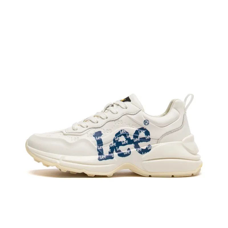 Lee Anti Slip And Wear Resistant Height Increasing Low Top Chunky Sneakers Unisex-0