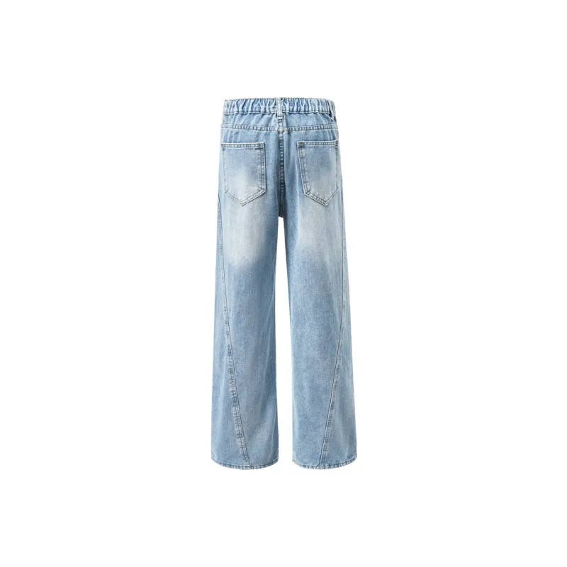 DABAISHA Jeans Unisex Light Blue-4