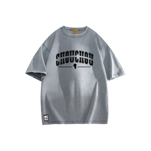 CHOUCHOUS Drop Shoulder Sleeve T Shirt Women's