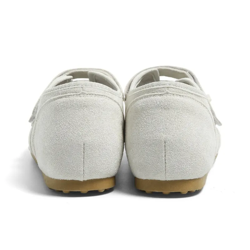 HUANQIU Slip Resistant, Abrasion Resistant, Lightweight Low Top Casual Shoes Women's Beige-6