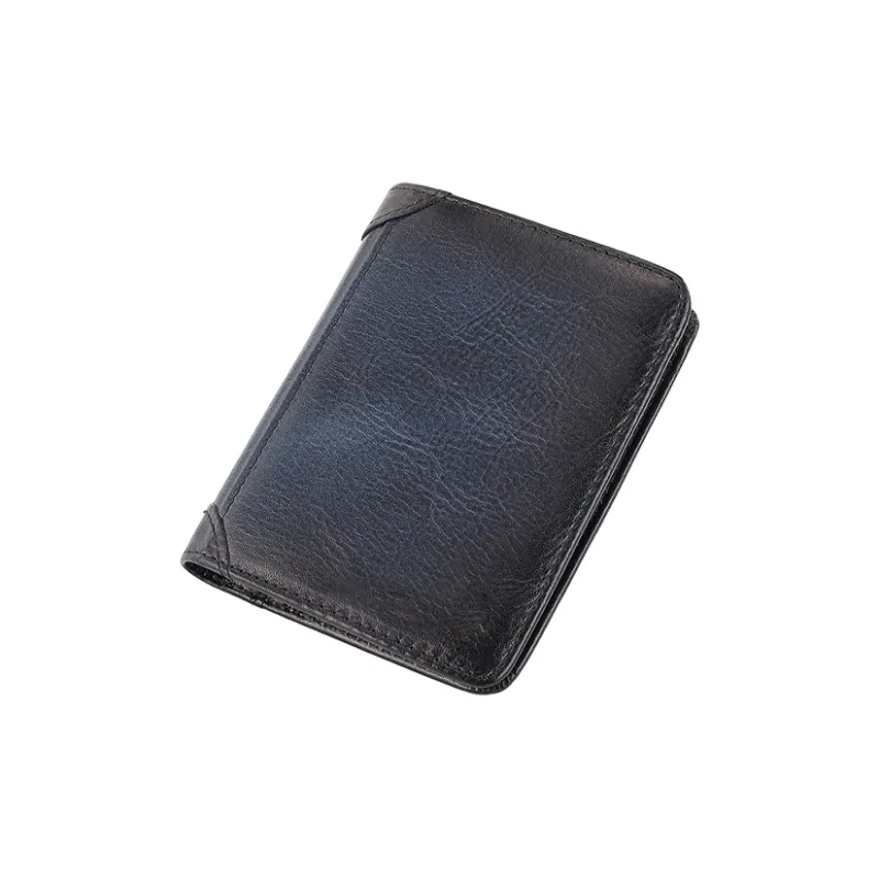 Yalu Polyester With Cow Leather Wallet Men's Multicolor-1