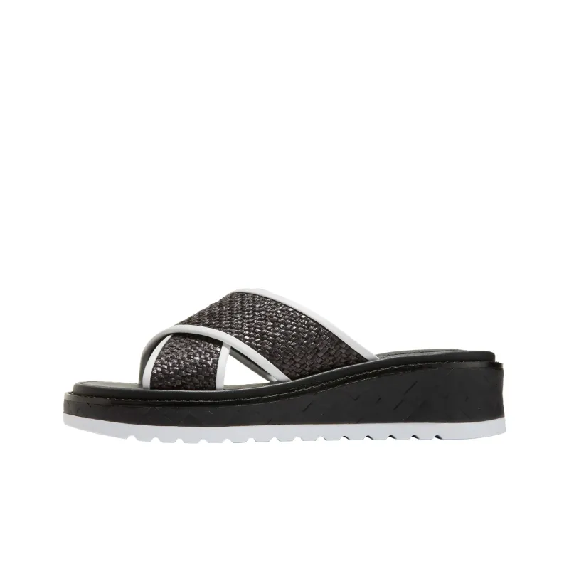 COLE HAAN Slip Resistant Slide Slippers Women's Black-0