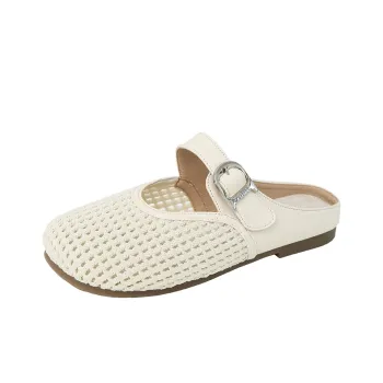 WUJI Abrasion Resistant Slip Resistant Closed Toe Slippers Women's