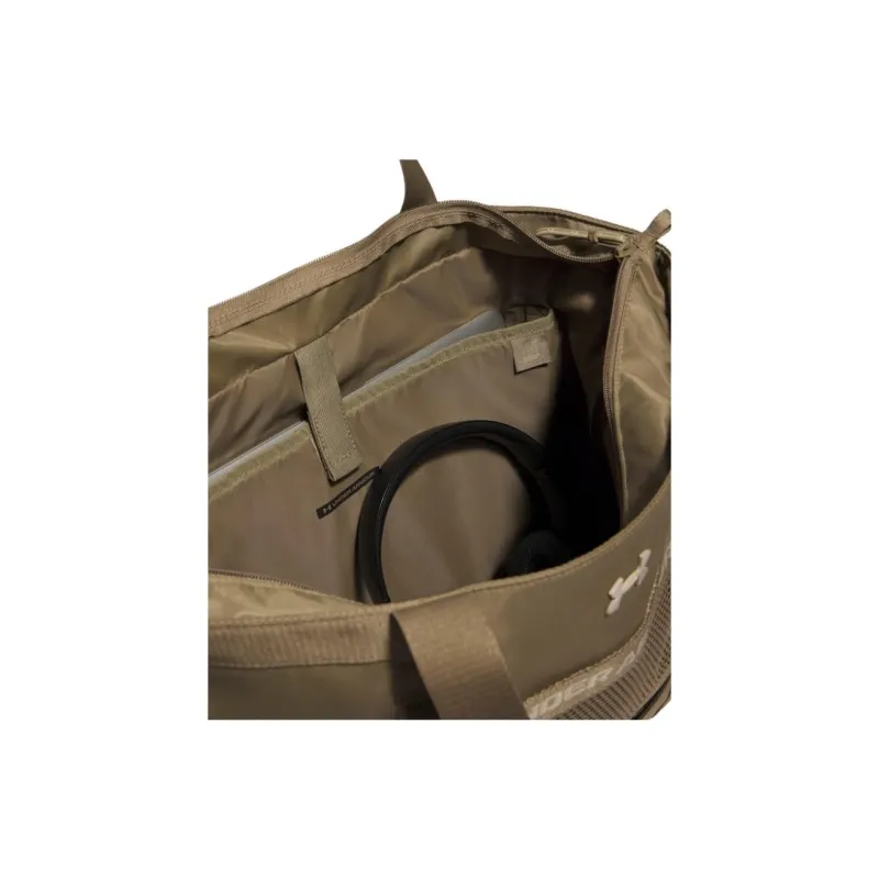 Under Armour Nylon Tote Bag, Shopping Bag, Shoulder Bag, Handbag Women's Khaki-3