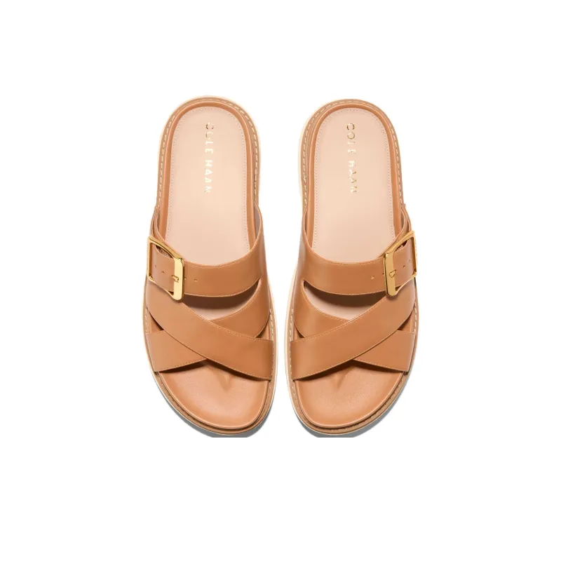 COLE HAAN Rubber Sole Slip Resistant Slide Slippers Women's Brown-5