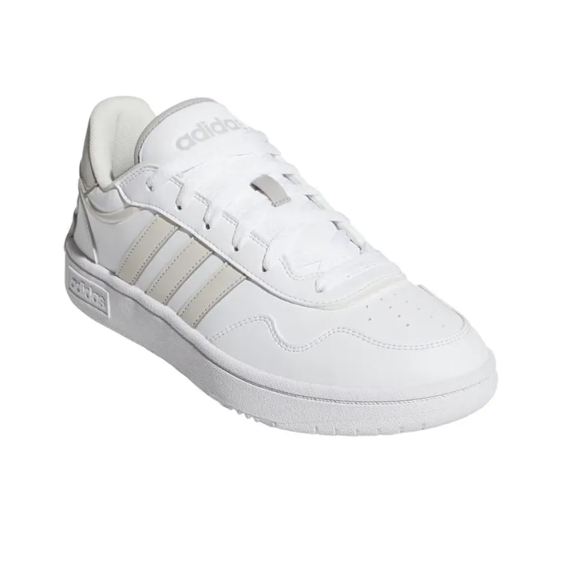 Adidas HOOPS 3.0 Anti Slip Wear Resistant Low Top Skateboard Shoes Women's White-2